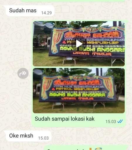 Pengiriman Papan Bunga Wijaya Kusuma