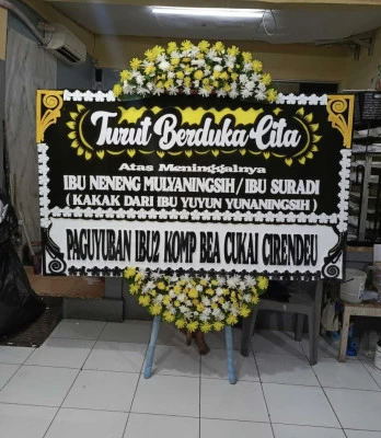 Papan Bunga di Wijaya Kusuma