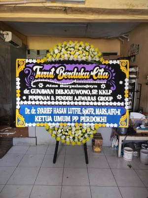 Papan Bunga di Wijaya Kusuma